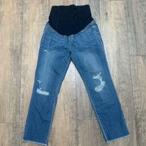 Isabel Maternity by Ingrid & Isabel Distressed Blue Jeans